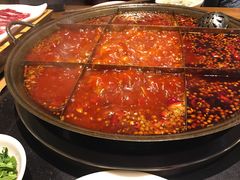 红油锅底微辣-纸盐河码头火锅(十八梯店)