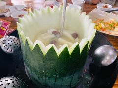 滑鸡猪肚淮山冬瓜盅-怀集农家美食