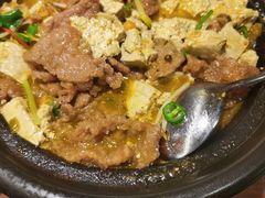 烧椒豆花牛柳-小六汤包砂煲菜(文景路店)