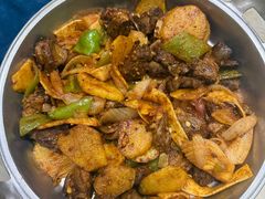 -尕有炕锅烤羊肉