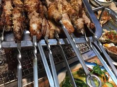 特色羊肉大串-胖姐活羊烧烤家乡菜(刘家桥店)