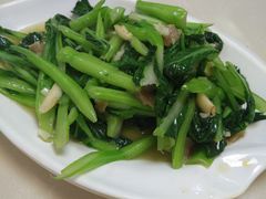 猪油渣生炒菜心-港式金翠茶餐厅