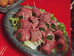 牙签香菜牛肉-谭鸭血老火锅(漳州路店)