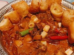 油条熬炒柴鸡-煜丰汴京烤鸭(福彩路店)