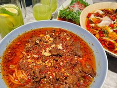 水煮牛肉-懒人盐府人家(航天桥店)