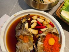 -草家酱蟹炭火烤肉店(珲春南路一店)