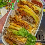 吃烤肉还得是东北的‼️包肉小饼隐藏吃法get