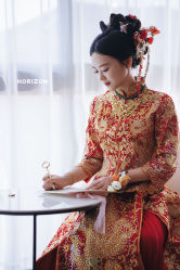 -桃子造型婚纱礼服(凤起广场店)