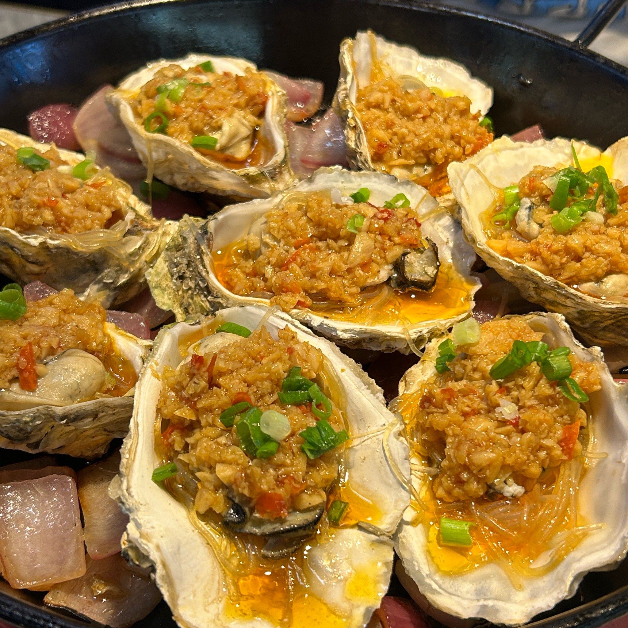 烤生蚝的诱惑味道