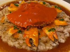 和乐蟹蒸手剁肉饼-广州文华东方酒店·江-由辉师傅主理