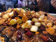 宫保鸡丁烤鱼（清江鱼/斤）-锦尚阁烤鱼•天津菜(宣武门胡同店)