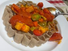 五种番茄浇汁莜面-西贝(苏州绿宝广场店)