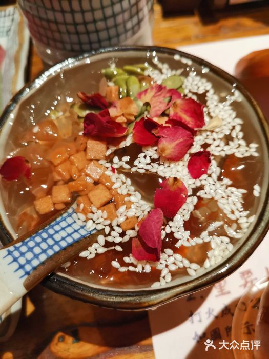 一人食火锅·独食日club(天官府店)-玫瑰冰粉-菜-玫瑰冰粉图片-重庆