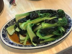 白灼时蔬-九道菜有鸡鱼头(石鼓路店)