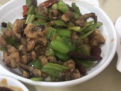 干煸鱿鱼-满口香饭店