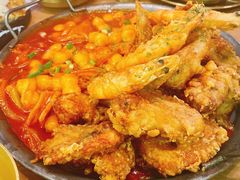 必点炸鸡翅配年糕-HOTISLAND海鸡岛·韩国料理(江南西店)
