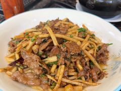 边境野佐料甜竹笋炒黄牛肉-熙楼(翠湖店)