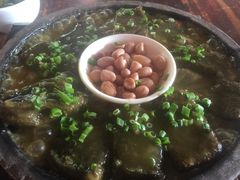 铁板煎野菜豆腐-农厨好味·温泉鹅·农家菜