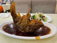 罾蹦鲤鱼-奥华餐厅·老张记(台基厂店)