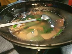 鸭血韭菜汤-甘家界牌柠檬鸭(青山店)
