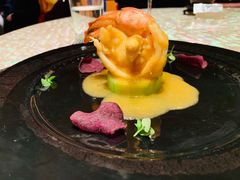 白露筍大虾皇配黄酒汁-8餐厅(新葡京酒店)