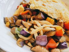 茄子肉丁鸡蛋拌面-文三里屯面馆(三里屯店)