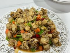 葱爆威海扇贝-威海渔村(静安旗舰店)