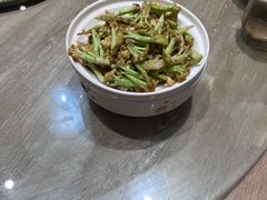 虾酱花菜-小船渔村•大连菜•大连焖鱼(黄河路店)