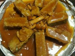 温泉水自制黑豆腐-七仙岭君澜度假酒店·桃源小馆中餐厅