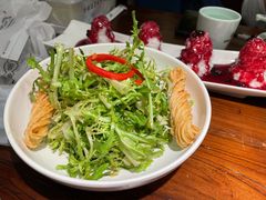 苦菊拌馓子-老板恋上鱼(荣盛广场店)