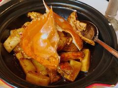 葱油蒸红膏蟹-玫瑰厅上海菜(兴国路店)