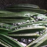拒绝油腻，夏日清爽小菜，芥辣蒜汁秋葵
