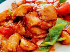 焦烧茄子-秀水家园农家院住宿团建(石林峡店)