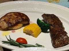 安格斯黑牛雪花拼鹅肝-波特曼西餐厅(中央大街店)