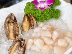 鲍鱼仔拼扇贝丁-纯味斑鱼府(中海环宇荟店)