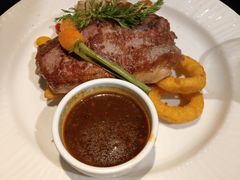 澳洲西冷烤野菌配黑椒汁-绿茵阁(体育西分店)