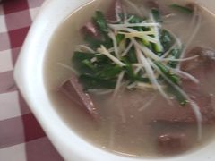 银芽韭菜浸猪红-广东胜利宾馆西关粤中餐厅