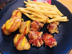 炸鸡拼盘-吾里.春川家韩国料理(万达店)