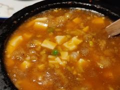 鸡汤虾仁豆腐-绿茶餐厅(松江万达店)