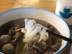 当天手切黄牛肉拼牛丸粉-e+粉店(康王北路店)