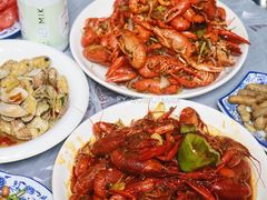 特色十三香小龙虾-笔墨纸虾之烧烤海鲜虾尾(好爱广场店)