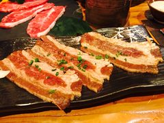 调味牛五花-黑牛の店·和牛烧肉(大悦城店)