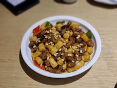 松子牛肉炒年糕-兔爸私家小厨(新北万达店)