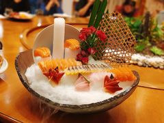 三文鱼刺身大拼盘-十二厨·土菜雅院