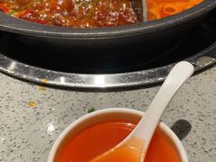 番茄红汤鸳鸯锅-园里火锅(仁和新城店)