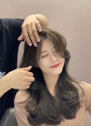 点击看大图 -藤野造型烫发染发