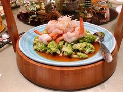 姜汁虾球宝塔菜-好福记饭店(红梅公园店)