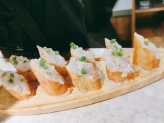 鲜潭手制墨鱼滑老油条-鲜潭蒸汽石锅鱼(五道口购物中心店)