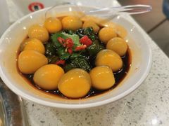 青椒皮蛋-老佛爷铜炉蛙锅(海岸城店)