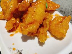 锅包肉-华盛园卷子王农家菜水库鱼